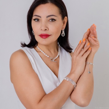 Колье Fiore Luna, String of Pearls Togl, BL4502 S